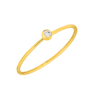 Ring MY FIRST DIAMOND, 14 Karat Gelbgold