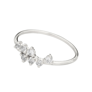 Ring Sweet Gems II Bergkristall, 925 Sterlingsilber