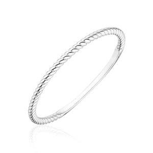 Ring Twist, 18 K Weigold