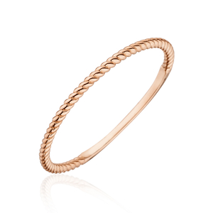 Ring Twist, 18 Karat Rosegold