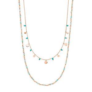 Silber Necklace Set Ocean Dream, Rosegold