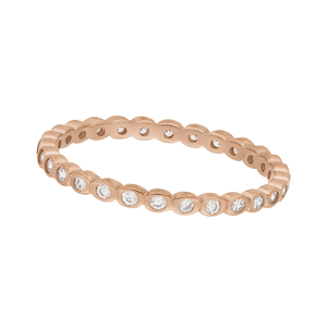 Ring Memories, 18 Karat Rosegold vergoldet