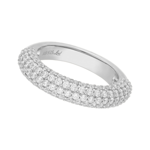 Silber Ring, PAVE