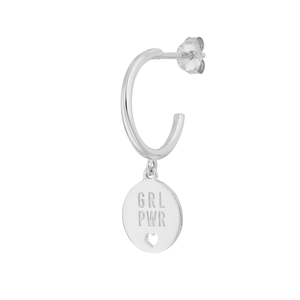Single-Creole GRL PWR, Silber