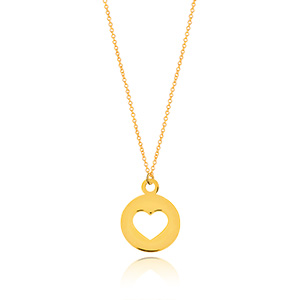 Halskette Heart, 14 K Gelbgold