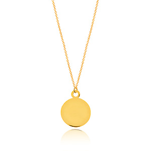 Halskette Plate, 14 K Gelbgold