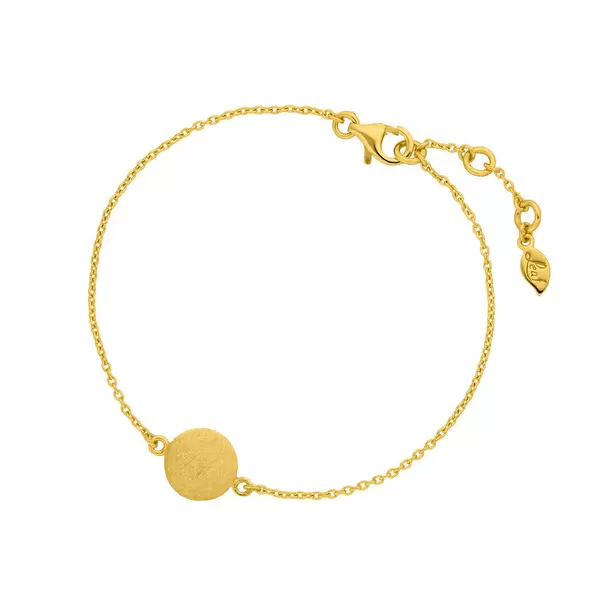 Leaf Jewelry Armband Slices, 18 K Gelbgold vergoldet