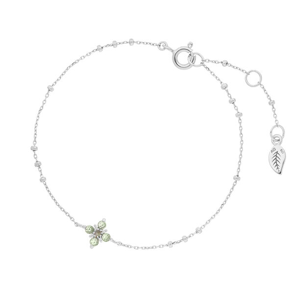 Armkette BLOOM, Labradorit/Aventurin, 925 Sterlingsilber
