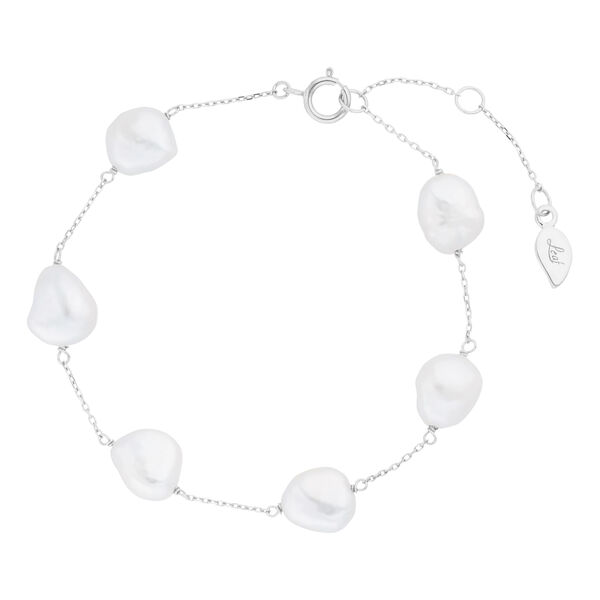 Armkette Barock Pearls, 14 Karat Weigold
