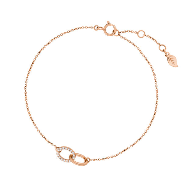 Armkette ETERNAL TOUCH, Diamanten, 14 Karat Rosegold