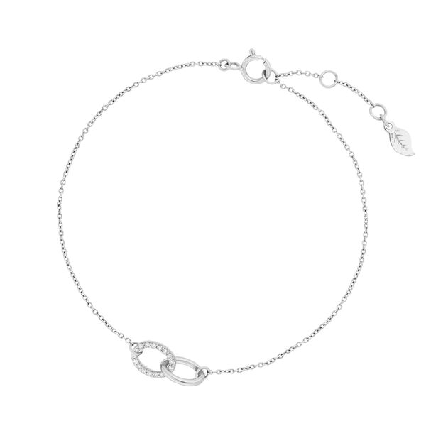 Armkette ETERNAL TOUCH, Diamanten, 14 Karat Weigold