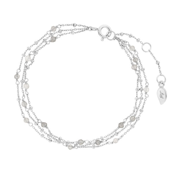 Armkette Flying Gems, 3-reihig, Labradorit, 925 Sterlingsilber Armkette Flying Gems, 3-reihig, Labradorit, 925 Sterlingsilber