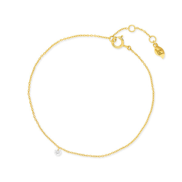 Armkette PURE Diamanten, 18 Karat Gelbgold
