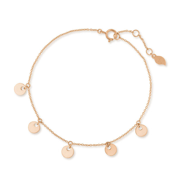 Armkette Platelet, 14 K Rosegold