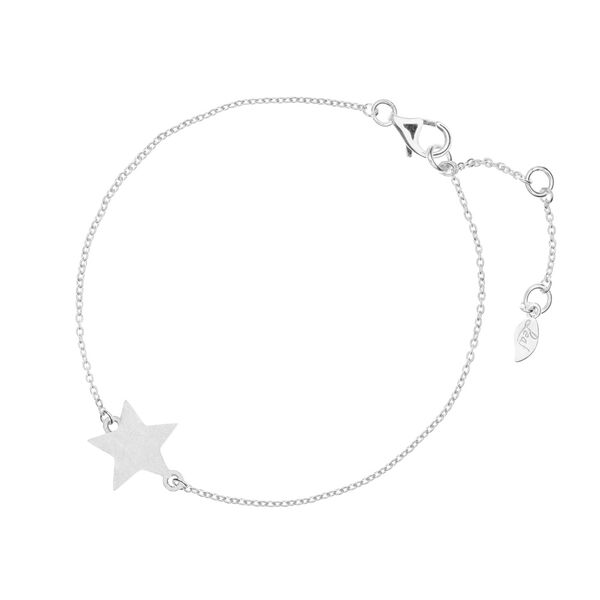 Armkette Star-Disc, matt, Silber