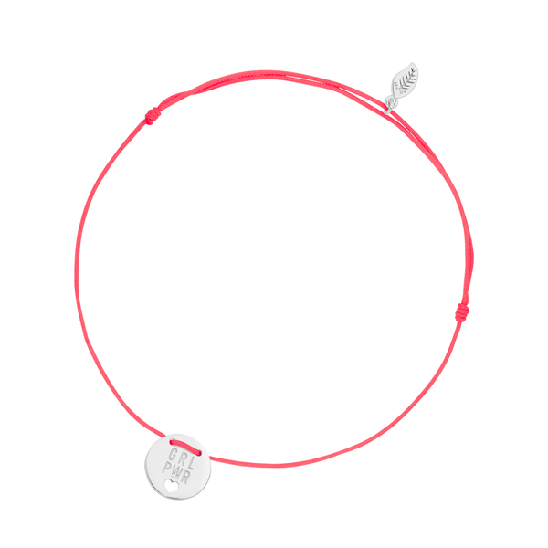 Leaf Jewelry Charity Armband GRL PWR, Koralle