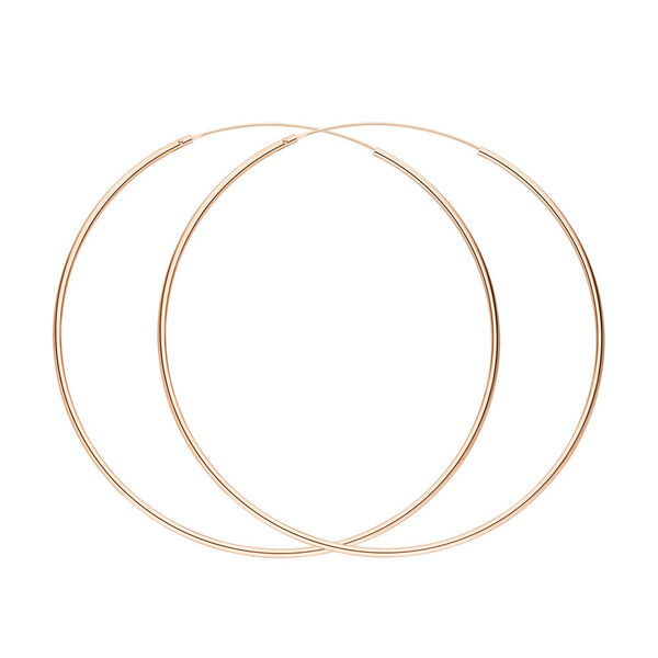 Creole Pure, 55mm, 18 K Rosegold vergoldet