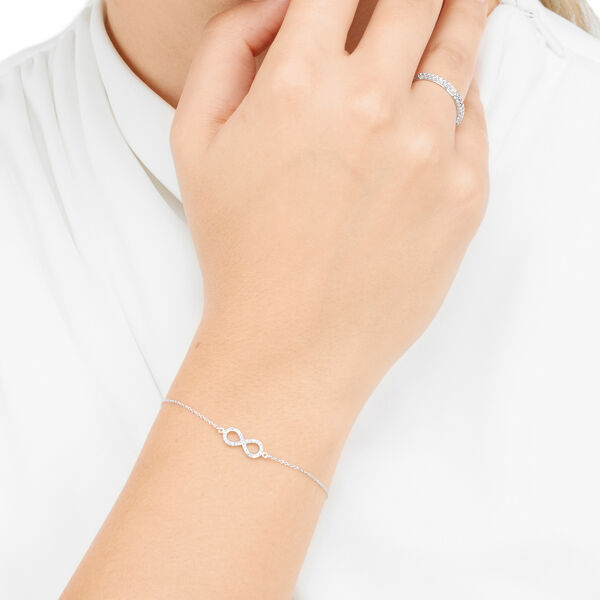 Armkette Infinity mit Diamanten, 18 Karat Weigold Bild 4