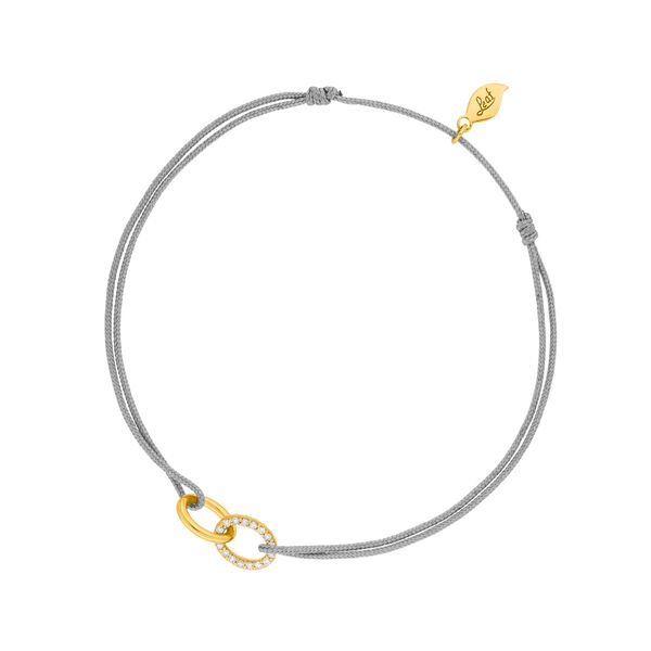 Damen Armband ETERNAL TOUCH, Diamanten, 14 Karat Gelbgold