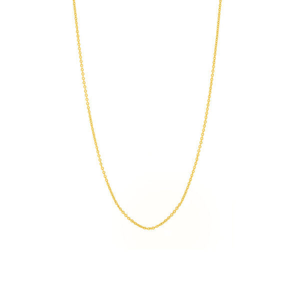 Gliederhalskette, 55 - 60 cm, 18 Karat Gelbgold vergoldet