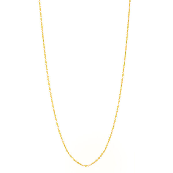 Gliederhalskette, 80 cm, 18 Karat Gelbgold vergoldet