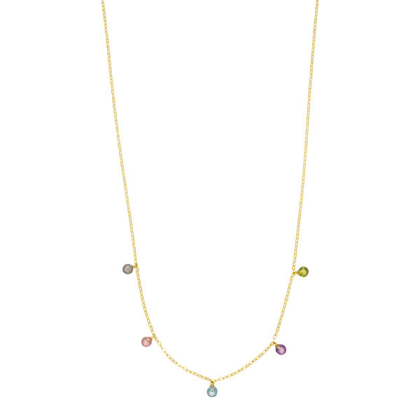 Halskette SWEET GEMS, 14 Karat Gelbgold Bild 5