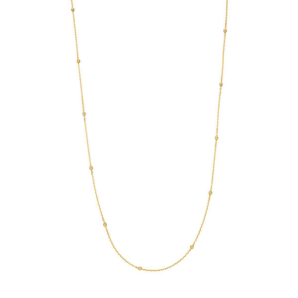 Halskette Beads, 14K Gelbgold Bild 3