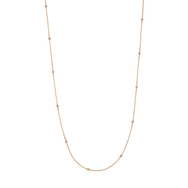 Halskette Beads, 14 Karat Rosegold Bild 3