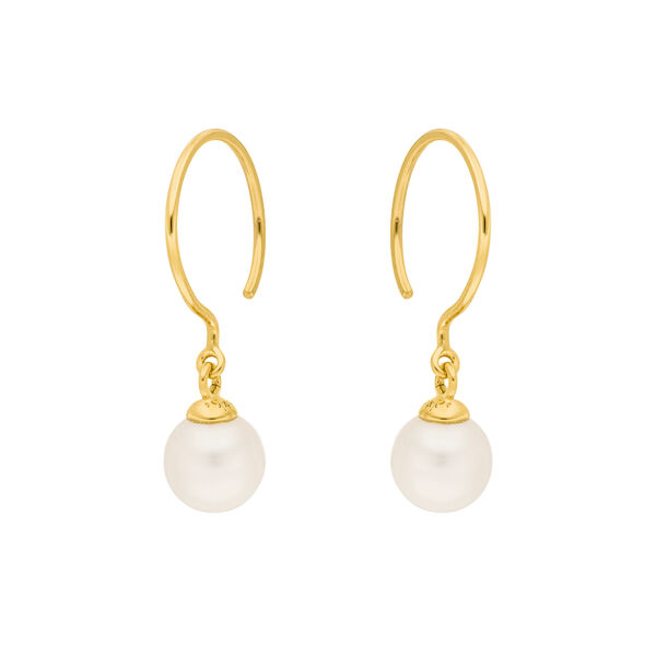 Ohrhnger Single Pearls, 14 Karat Gelbgold Bild 5