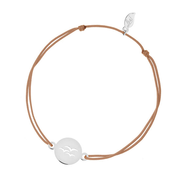 Freundschaftsarmband Birds, 14 Karat Weigold