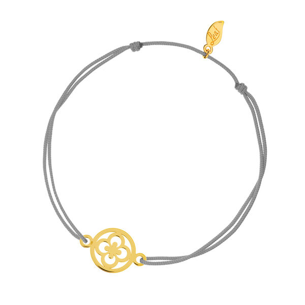 Freundschaftsarmband Clover, 14 Karat Gelbgold