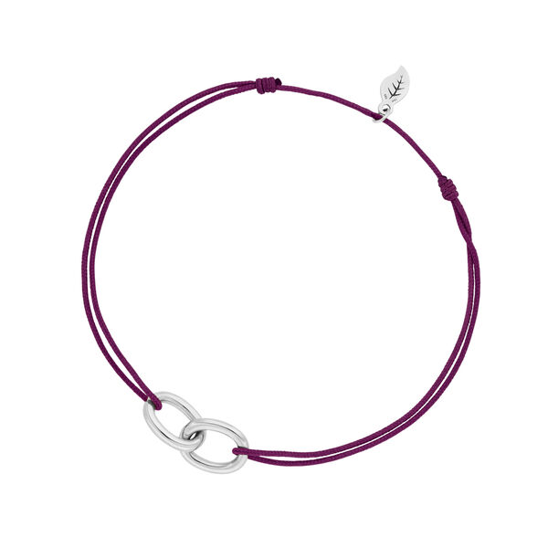 Freundschaftsarmband ETERNAL TOUCH, big, 14 Karat Weigold