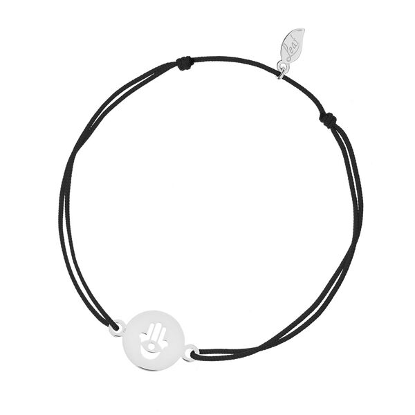 Freundschaftsarmband Hand der Fatima, 14 Karat Weigold