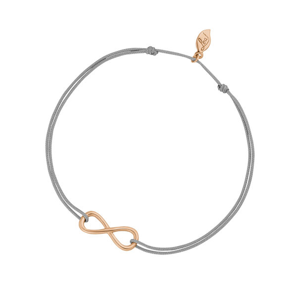 Freundschaftsarmband INFINITY, 14 Karat Rosegold