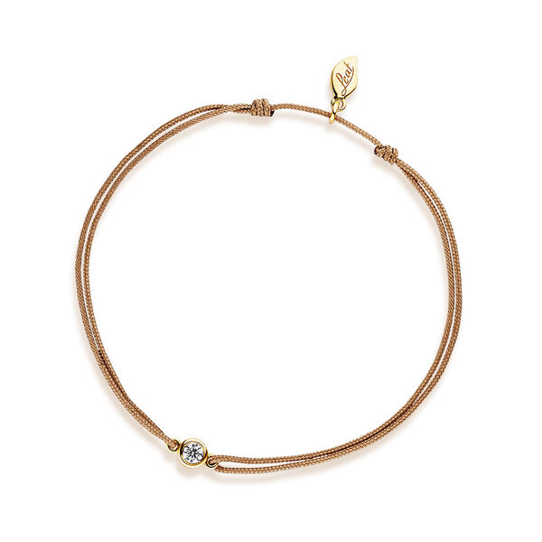 Freundschaftsarmband MY FIRST DIAMOND, 14 Karat Gelbgold