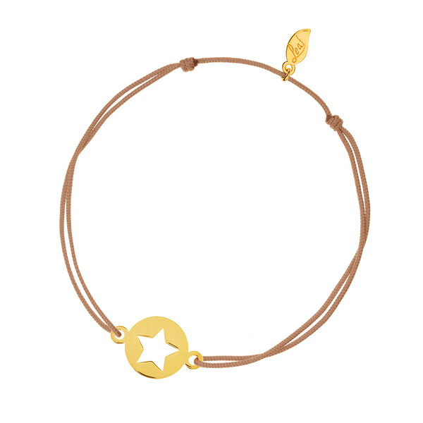 Freundschaftsarmband Star, 14 Karat Gelbgold