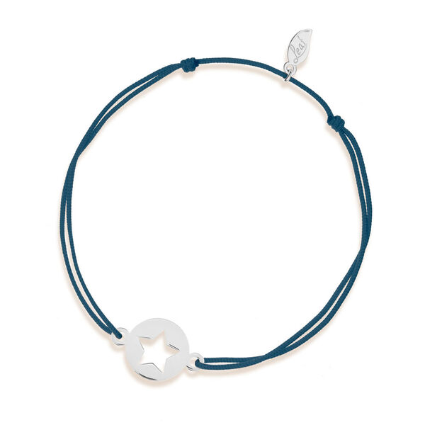 Freundschaftsarmband Star, 14 Karat Weigold