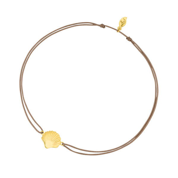 Fu�b�ndchen SHELL, 18 K Gelbgold vergoldet