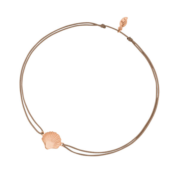 Fu�b�ndchen SHELL, 18 K Rosegold vergoldet
