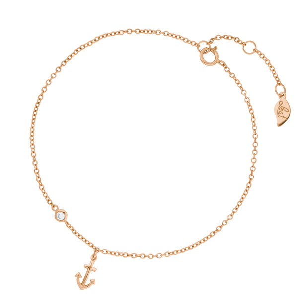 Fukette ANCHOR, 18 K Rosegold vergoldet