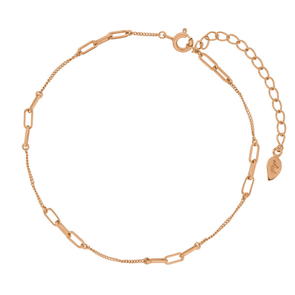 Fukette CUBE II, 18 Karat Rosegold vergoldet