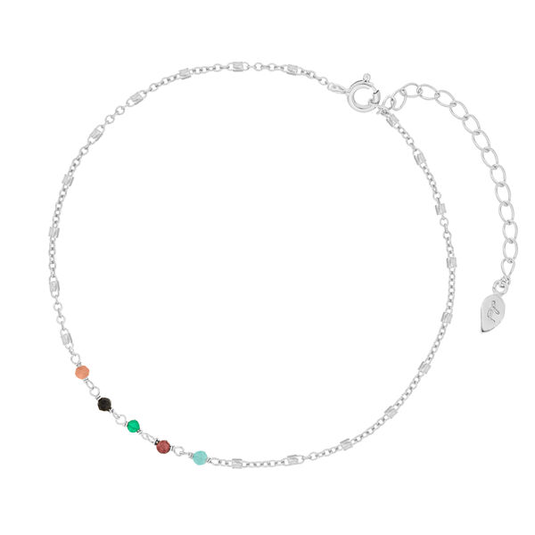 Fukette Multi Gems, 925 Sterlingsilber