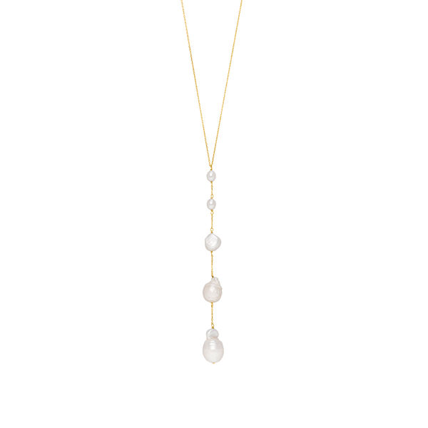 Halskette Barock Pearls, 14 Karat Gelbgold