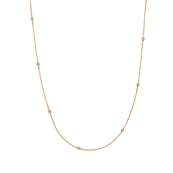 Halskette Beads, 14 Karat Rosegold