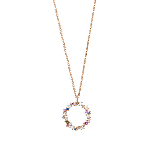 Halskette CANDY, 18 Karat Rosegold vergoldet