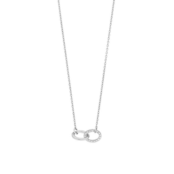 Halskette ETERNAL TOUCH, Diamanten, 14 Karat Weigold