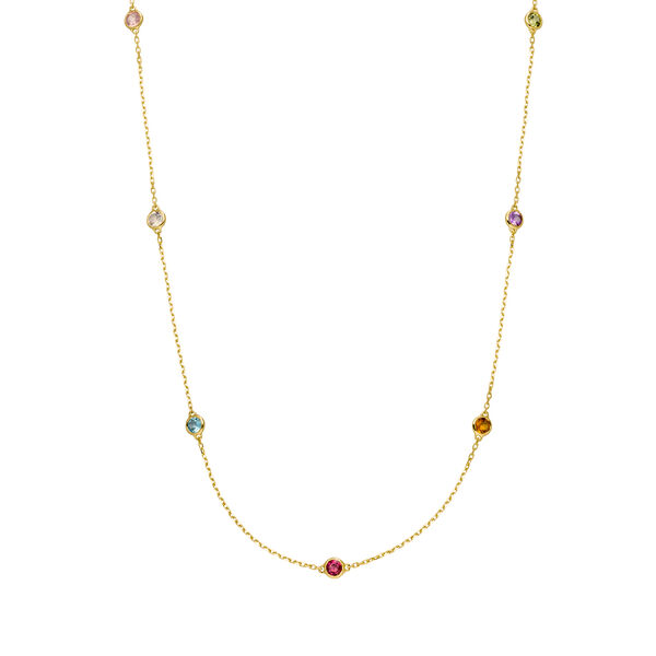 Halskette Fine Gems, 14 Karat Gelbgold