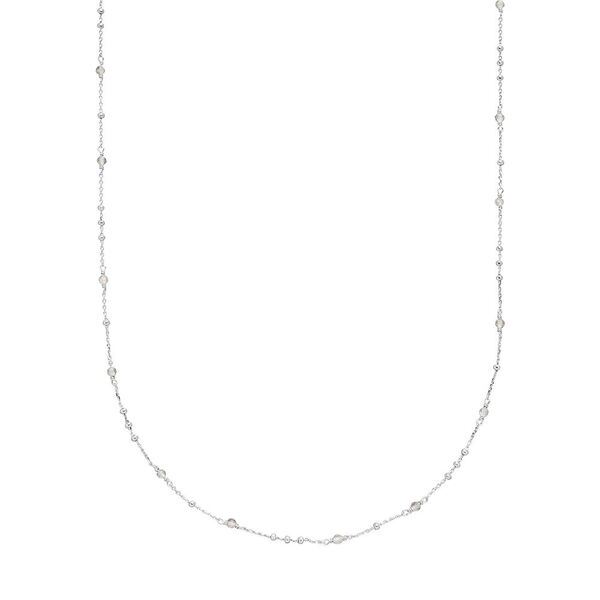 Halskette Flying Gems, Labradorit, 90cm, 925 Sterlingsilber