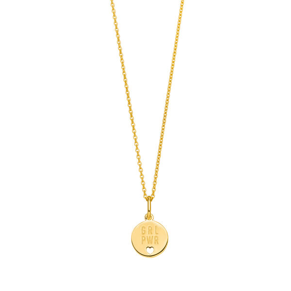 Halskette GRL PWR, 18 Karat Gelbgold