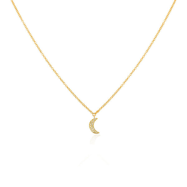 Halskette Halbmond, 18 Karat Gelbgold